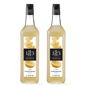 1883 그레이프프룻 자몽시럽 1000ml 2개세트, 2개, 1L