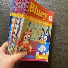 영어원서 Bluey 블루이 시즌1-2 52권세트 TV애니메이션 대본 (음원)