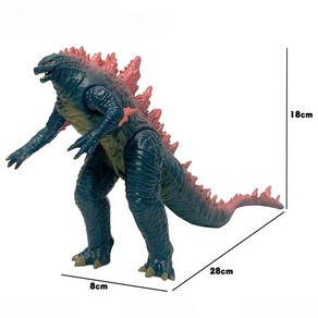 고질라 킹콩 액션 피규어 로즈 고지라 스카 킹 소프트 모델 모형, 1개