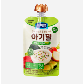 아이얌 아기밀 진밥, 한우브로콜리, 100g, 10개