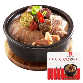 창구식품 낭만순대국600g x5봉, 5개, 600g