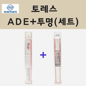 쌍용 토레스 ADE 아이언메탈 주문 붓펜 페인트 + 투명붓펜 8ml, 1개