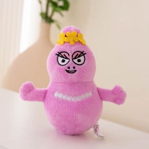 만화 Babapapa 봉제 인형 어린이 편안한 선물 장난감 가정 장식 여아 생일, 15cm puple, 1개