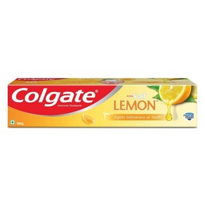 인도정품 콜게이트 Colgate 플라크 제거 치약 활성 소금 100G 소금과 레몬, 1개