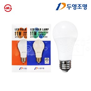 KS인증 두영 LED 전구 11W, 1개