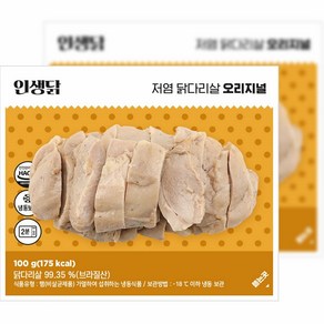 인생닭 저염 닭다리살 오리지널, 30개, 100g