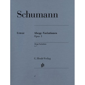 Schumann - Abegg Vaiations op. 1 슈만 - 아베크 변주곡 Henle 헨레