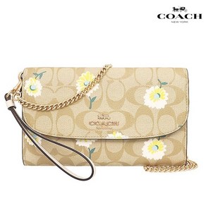 코치 젬마 체인 크로스 클러치 시그니처 데이지 C3052 Gemma Clutch Coss