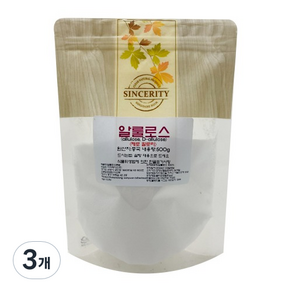 천일한약방 알룰로스 분말 제로칼로리, 500g, 3개