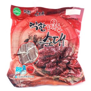 오다셰프 오박사 땡초 찰 순대 1kg, 1개