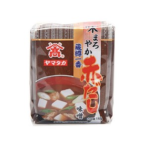 야마타카 아까다시미소 1kg 일본 미소 된장, 1개