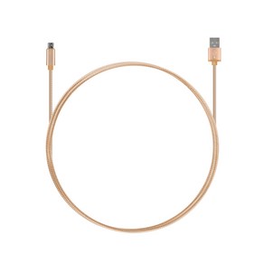 넥스트 USB to 마이크로 5핀 고속충전 데이터 케이블 1m NEXT-1524M, 골드, 1개