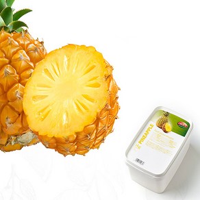 [크랍스] 냉동퓨레 파인애플, 1팩, 1kg