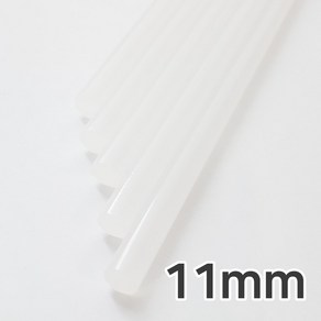 JSS&D 글루건심 투명 11mm 핫멜트 글루스틱, 10개