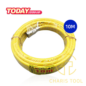 [에이팩스케미칼] 국산 에어호스 임팩 타카호스 니플 장착 6.5mm x 20m, 1개