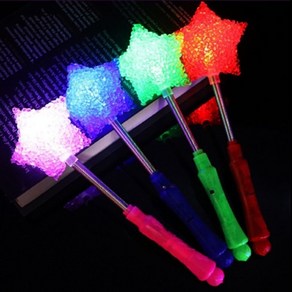 티앤씨몰 [LED 야광용품] LED 별 응원봉, 상세페이지 참조, 단품