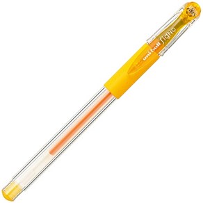 [미쓰비시]시그노볼펜(0.28mm/UM-151/골든옐로우), 1개, 단품