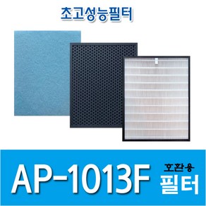 [크린] 국산 H13등급 코웨이 AP-1013F 공기청정기 필터 호환용, 헤파1+탈취1+기능성3, 1개