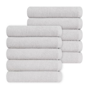 송월타올 150g 오슬로 세면타올, 라이트그레이, 10개