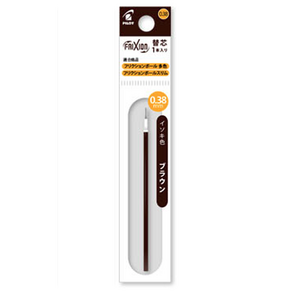 파이롯트 프릭션 지워지는 볼펜 슬림 노크펜 리필 0.38mm 20가지 색상, 브라운블랙, 1개입