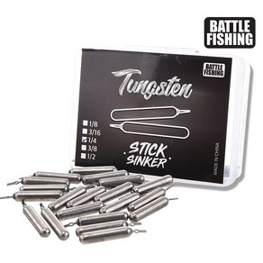 [국내당일발송] [배틀피싱]텅스텐 스틱 싱커-벌크 / 17 000원 부터~, 1/8oz(BTSS-20-18), 1개
