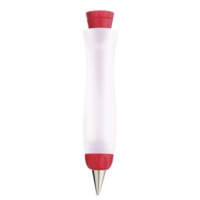쿠이지프로 디럭스 데코레이팅 펜 모양깍지 짤주머니 팁, Red, 1개