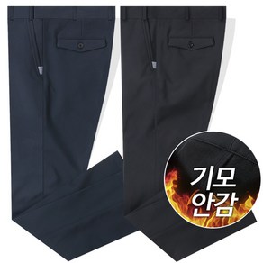 쟌피엘 남자 스판 기모 골프바지 밴딩 신사바지 슬랙스 정장바지 기모바지