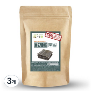 가루랑 100% 국산 다시마분말 선식, 200g, 3개