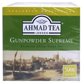 Ahmad Tea 건파우더 수프림 익스클루시브 차이나 그린 티, 500g, 1개입, 1개