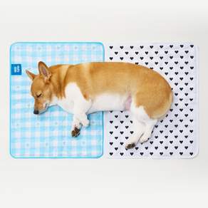 CoolMat 강아지 고양이 반려견 안전하고 시원한 젤 프리미엄 쿨매트, 스노우버터, 1개