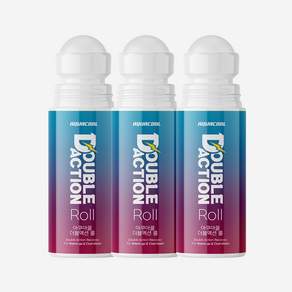 아쿠아쿨 더블액션 롤 / 쿨+핫 이중케어 리커버리 젤크림, 3개, 100ml