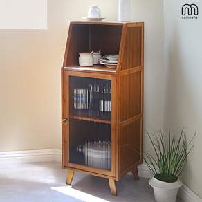 엠컴퍼니 3단 다용도 주방 수납장 엔틱 우드 원목 감성 인테리어 홈카페 렌지대 상부장 틈새 그릇장 찬장 장식장 400 밥솥 선반 MD: DTSE21854957632107_TXWVZ