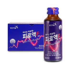 영진약품 피로회복드링크 피로액에프, 50개, 100ml