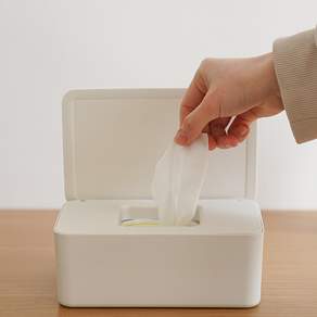 놀자리빙 모던 물티슈 케이스 수분보존 오염방지 깔끔수납 완벽밀폐 원터치케이스, 1개, 색상:모던 물티슈케이스