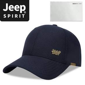 JEEP SPIRIT 스포츠 캐주얼 플랫 모자 CA0356, 네이비