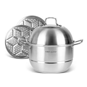 셰프마스터 스테인레스 2단찜기 인덕션IH 26cm, 1개
