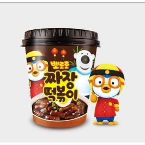 [뽀로로 1박스] 짜장 떡복이 135g 16개 (맛있는 어린이 간식), 1개