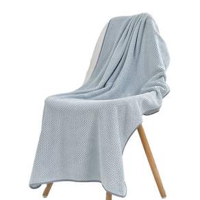 퍼투 간편 건조 바스타월 70 x 140cm, 그레이 시안, 1개