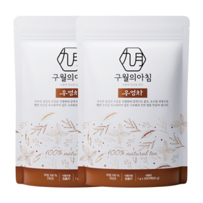 국산 쪄서볶은 우엉차 삼각티백, 2개, 50개입, 1g