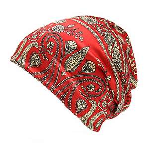 JUN팩토리 여성모자 여름 패션두건 15가지 디자인 중년 비니 아줌마 위생 주방캡 사우나 헤어캡 할머니 항암모자, 레드계열, 선택2