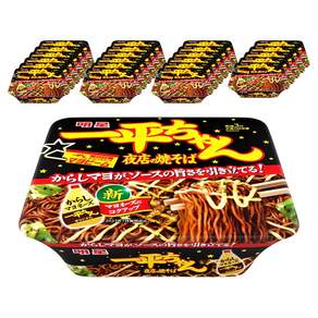 묘조 잇페이짱 야시장의 야끼소바 컵라면 135g, 24개