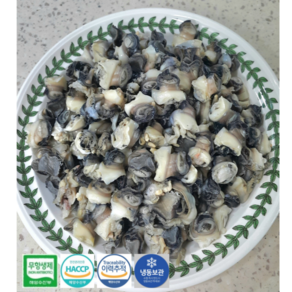 손질 세척 자숙우렁살 논우렁살 자숙 1kg HACCP 무항생제 국내산100% 실중량600g, 1개