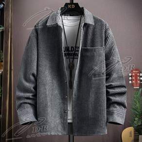 스타일닥터 남성 셔츠 상의 두꺼운 코듀로이 남성복