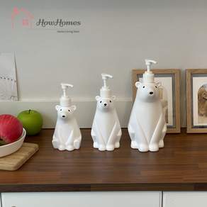 하우홈즈 북극곰 디스펜서 리필용기 공병 300 450 950ml, 아빠곰950ml, 1개