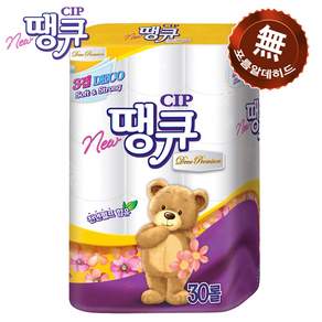 땡큐 프리미엄 3겹 데코 화장지 15m, 1개