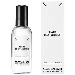 사브와 프로페셔널 헤어 텍스처라이저 앞머리 볼륨 남자 여자 스프레이 픽서, 1개, 120ml