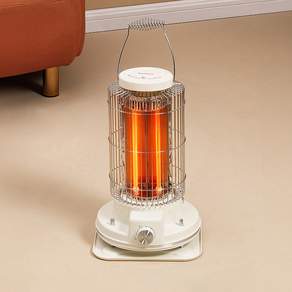 호메오 카본 전기히터 전기난로 가정용 휴대용 캠핑용 미니 스토브, HM615C(화이트)