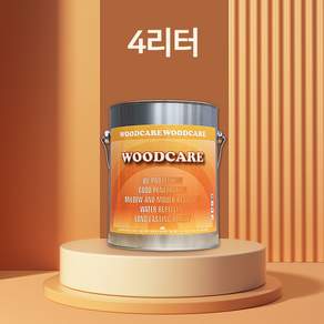 우드케어 오일스테인 woodcare 4리터 투명색, 1개