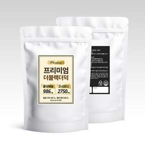 프리미엄 더블랙더덕 발효더덕 2배함량 무카페인 항바이러스 조사포닌 폴리페놀 건강차, 1개, 20개입, 40g