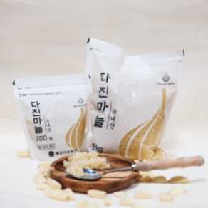 조선팔도 국내산 다진마늘, 2개, 1kg